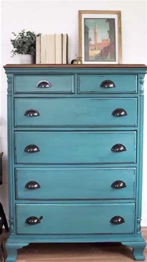 How many of these dressers can you paint with this one 330 g bag? Definitely three and perhaps even