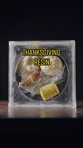 Preserving Thanksgiving Memories: Food in Resin Craft Tutorial
