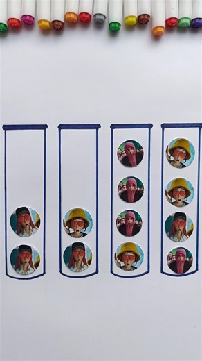 Huntrix paper sorting game