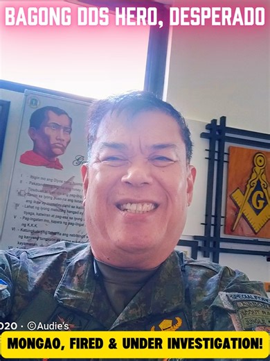 From Sundalo to DDS Hero? Relieved Col. Audie Mongao DESPERADO Daw? Isang senior Philippine Army officer at PMA graduate ang biglang naging viral matapos ang kanyang public withdrawal of support sa Pangulong Bongbong Marcos, at agad ding na-relieve sa puwesto. Coincidence ba ang timing? Prinsipyo ba talaga, o personal frustration na ginawang pulitika? Sa video na ito, himayin natin ang isyu ng “conduct unbecoming of an officer,” ang DDS amplification, at ang mas malaking tanong: saan lulugar ang