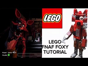 How to build LEGO FNAF Foxy || Five Nights at Freddys LEGO Tutorial ||