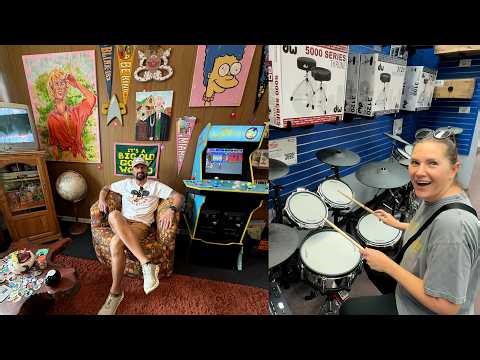 We Found The Coolest Nostalgia Store In Orlando! 90s & 2000's Merch, Guitar Center + Pokemon Concert