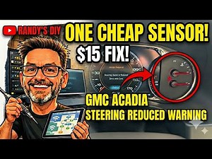GMC Acadia "Steering Assist Reduced", No AC, and temp Gauge on ZERO? (Easy $15 Fix!)