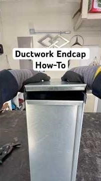 How To Make a Ductwork Endcap From Scrap Round Pipe