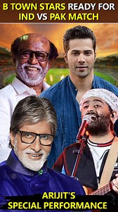35K views · 3.4K reactions | The World Cup match between India and Pakistan is on 14th October. Bollywood superstars will also attend this match. Arijit Singh will perform before the match. | Bollywood Now | Facebook