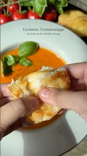 Roasted Tomato Soup | Recipe #food #iamyourfood #tomato #tomatosoup