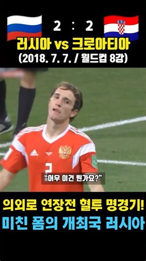 Unexpectedly Super Exciting Battle in Legendary World Cup Quarterfinals (Russia vs. Croatia / Jul...