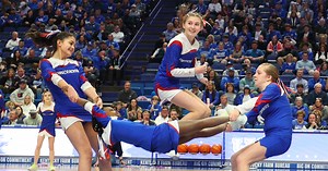 WATCH: The Firecrackers jump rope team's halftime entertainment in Rupp Arena