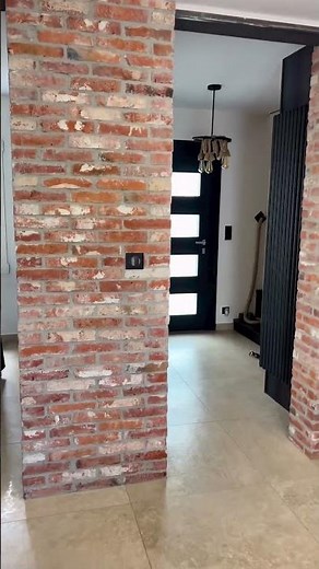 Parement intérieur briquette rouge