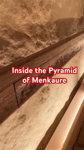 Inside the Pyramid of Menkaureメンカウラーピラミッドの内部
