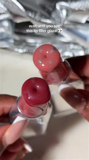 pick your glaze ✨ two shades, high shine, one very glossy decision. ♡ lineup: 🤍 Beyond The Mirror Mirror Glaze Lip Filler C01 High Key Glassy ✨ Beyond The Mirror Mirror Glaze Lip Filler C02 Glowing Drip #catrice #makeup #lipgloss #glossylips #beautytok