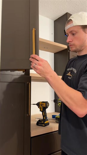 30K views · 512 reactions | Did we make the right choice by painting it？ The cabinets are Hampton Bay RTA cabinets from Home Depot for everyone asking! | Andrew Powell | Facebook