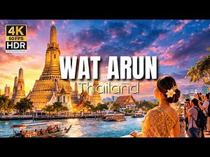 🛕 Wat Arun: Bangkok’s Most Iconic Riverside Temple Walk! | Thailand [4K HDR]