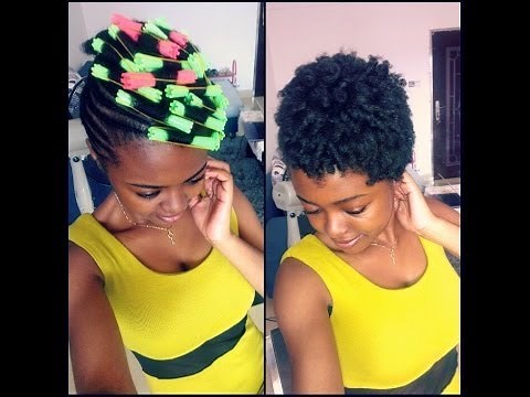 Tuto coiffure/ bigoudis sur cheveux naturels courts