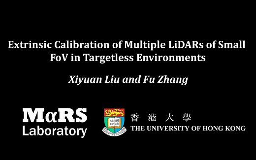 Extrinsic Calibration of Multiple LiDARs of Small FoV in Targetless Environments