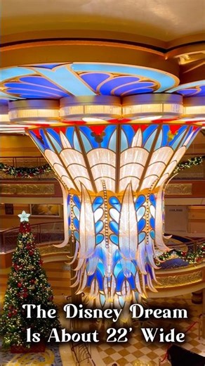 The MOST STUNNING Thing On The Disney Dream Is This Art Deco Chandelier!