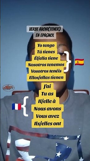 le verbe "AVOIR" en espagnol 🇪🇸 #pourtoi #apprends