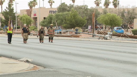 Strong winds cause extensive damage across Las Vegas and surrounding areas
