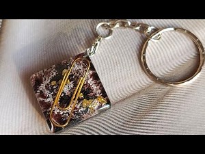 How to make a 3D keychain // Epoxy resin // handmade