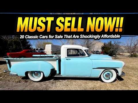 Selling Way To Cheap! 20 Classic Cars for Sale Underpriced by Owner!