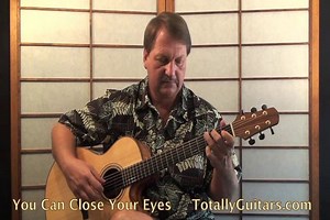 James Taylor - You Can Close Your Eyes Guitar lesson
