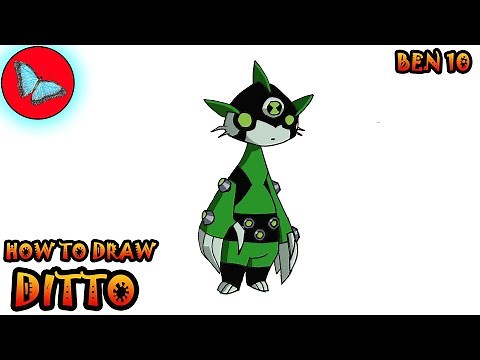 How To Draw Ditto From Ben 10 | Drawing Animals