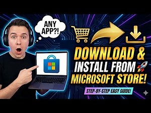 🛒💻 **Download & Install ANY App from Microsoft Store! 🚀 (Step-by-Step EASY Guide!)**