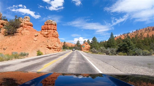 Utah State Route 12, Red Canyon. Please note all videos, photos and reels on this page were taken by myself and my wife on our road trips in the USA and Canada. | Just Drive America