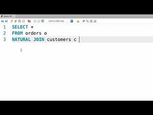 SQL #26 - Natural Joins [By Mosh Hamedani]