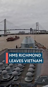Back to sea🌊 After a "fantastic visit" to Vietnam, HMS Richmond is heading back to sea. Earlier this month, the Type 23 frigate became only the third UK ship in the past three years to complete the transit of the Taiwan Strait. | Forces News