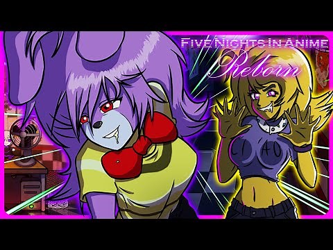 Five Nights In Anime: Reborn | The Female Animatronics Do Get A Bit THIRSTY At Night! [Full Game]