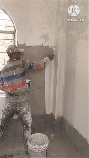 Asian paint waterproof putty wall painting #shorts #viral #painting #art #wallpainting #trending #yt