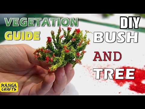 Diorama Vegetation Guide – Easy and Fast, Tree & Bush – DIY