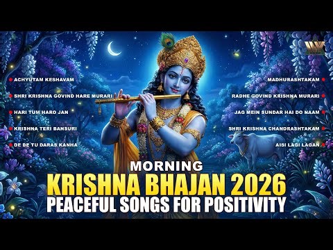 Morning Krishna Bhajan 2026 | Peaceful Songs for Positivity & Calm Peaceful Morning Krishna Songs