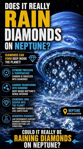 💎 Does It Really Rain Diamonds on Neptune? #MyGeoMyst #neptune #diamonds
