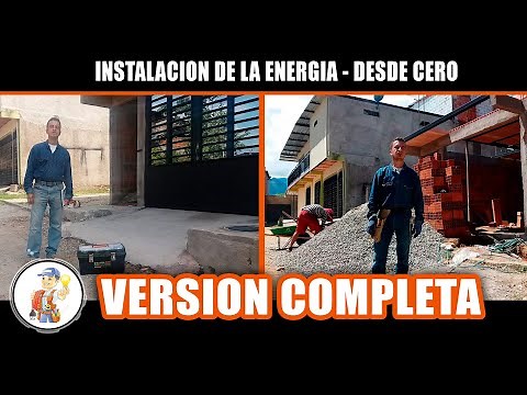 instalar La Energía Desde Cero A Una Casa // Curso Completo de Electricidad Para Principiantes