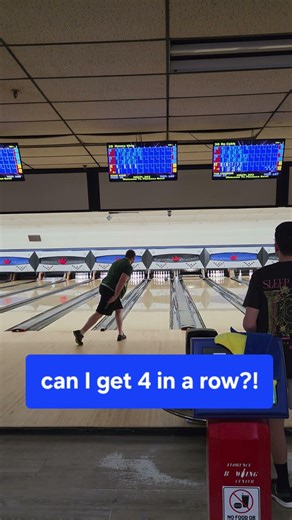 Can I get 4 strikes? #strike #bowlingchannel #bowlingcenter #bowlervibes #bowler
