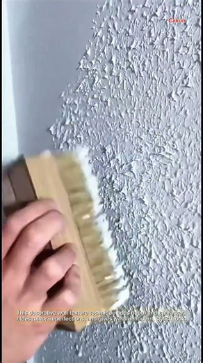 Have you ever seen this simple wall texture decorating trick?