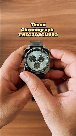 Timex Chronograph TWEG304SMU02 – Bold. Classy. Built to Impress! ⌚🔥#timexwatches