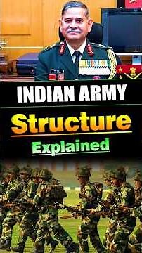 How Indian Army Works?🤔Complete Structure of Indian Army | Formation of Indian Army #shorts #army
