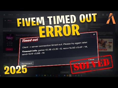 FiveM Connection Failled Error | Server Connection Timed Out after some time | Timed Out Fixed!👈