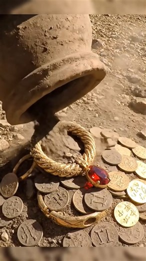 Ancient Jar Reveals Gold Necklace and Jewish Coins