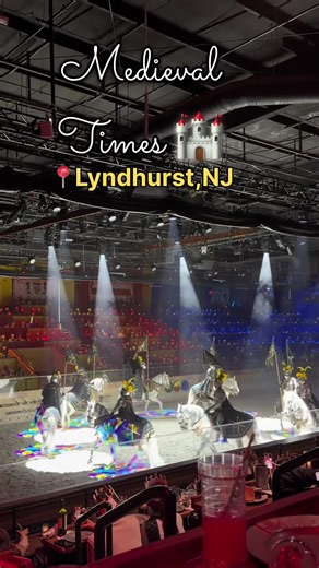 I celebrated my birthday inside a medieval castle in New Jersey… and it was an INCREDIBLE experience 🏰 I went to Medieval Times in Lyndhurst, NJ @Medieval Times 📍 149 Polito Ave, Lyndhurst, NJ 07071 This castle is themed around 11th-century Spain, and for about 2 hours you get to experience epic jousting, hand-to-hand combat, knights battling for honor, special effects, and stunning purebred horse performances 🐎⚔️ While you watch the show, you’re served a 4-course medieval feast (yes… you eat