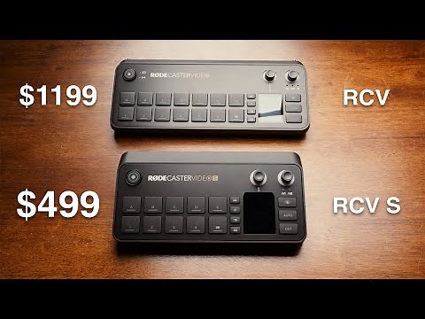 RODECASTER VIDEO S – 6 Differences vs RODECASTER VIDEO