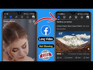 How To Fix Facebook Long Videos Not Showing | Long Video Not Coming and Only Showing Reels (Solved)