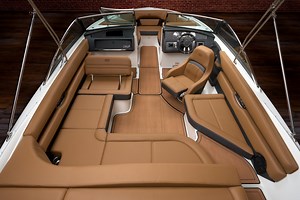 Experience a new level of luxury on the water. Our lavish upholstery is a testament to both style and comfort. Uncover the unparalleled excellence of premium interiors with Cobalt. #ExperienceExtraordinary #CobaltBoats #LuxuryRedefined | Cobalt Boats