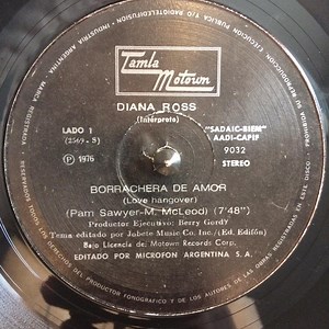 Diana Ross - Borrachera de Amor / Besame Ahora