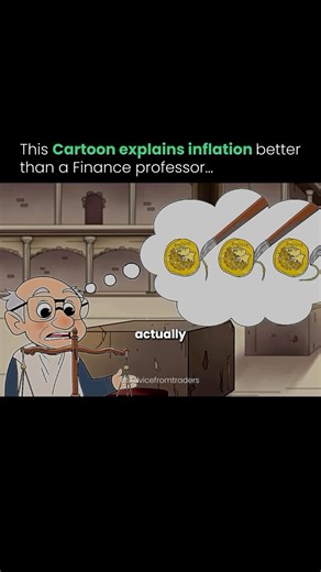 Advice from traders on Instagram: "This Cartoon explains inflation better than a Finance professor… . . . . . Follow @advicefromtraders for daily trading & finance insights! Source: Tuttle Twins (YT) #inflationexplained #financialeducation #moneymadeeasy #economics101"