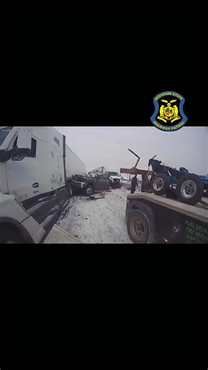 Our view during this weekend’s winter storm. Behind these body-worn cameras are troopers who live in your communities, working alongside Missouri Department of Transportation, towing companies and other service providers to clear roads and respond to emergencies. Road conditions will eventually improve, but please delay travel to allow all of us the space to do our jobs safely. | Missouri State Highway Patrol