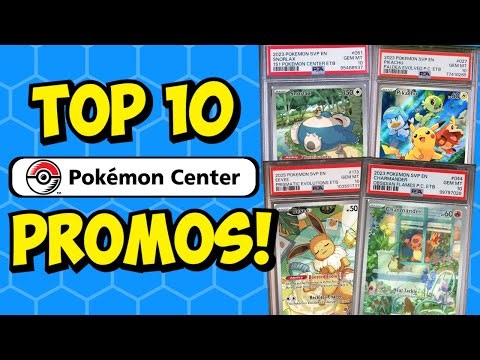 Top 10 EXPENSIVE Pokemon Center ETB Promo Cards!